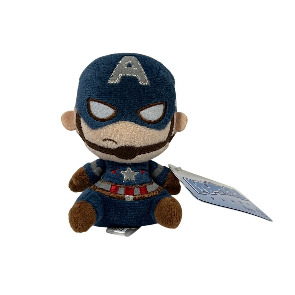 MARVEL MPEEZ Captain America Plush Stuffed Figure Mini Collectible Toy NEW